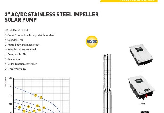 AC/DC Hybrid Solar Pump Systems